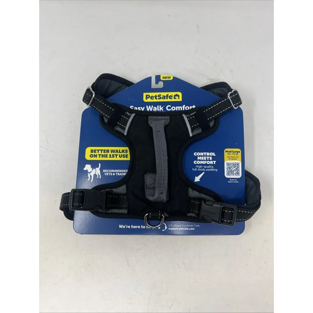 PetSafe Easy Walk Comfort No-Pull Dog Harness Size Medium/Large Fit 45-75 Lbs